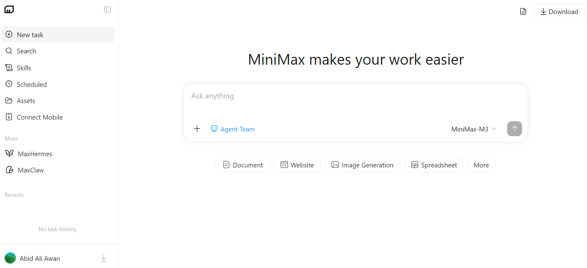 MiniMax Code Web